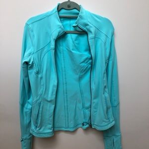 Lululemon Turquoise Zip Workout Jacket